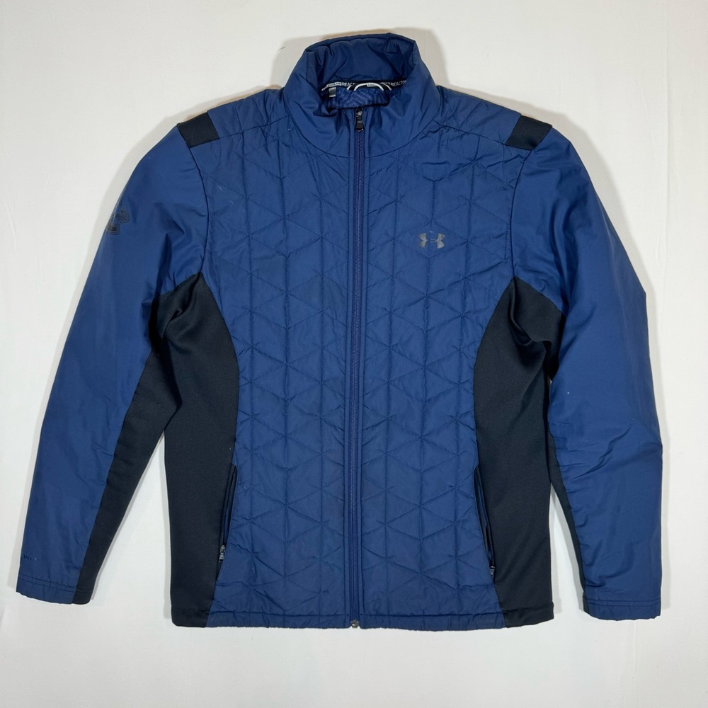 Under Armour ColdGear Vancouver Canucks Jacket Men’s M Blue Black Hockey Outdoor
